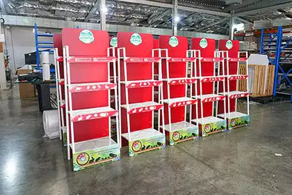 ขนาด ชั้นวางสินค้า Display