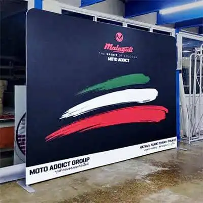 ผลิต Backdrop ผ้า