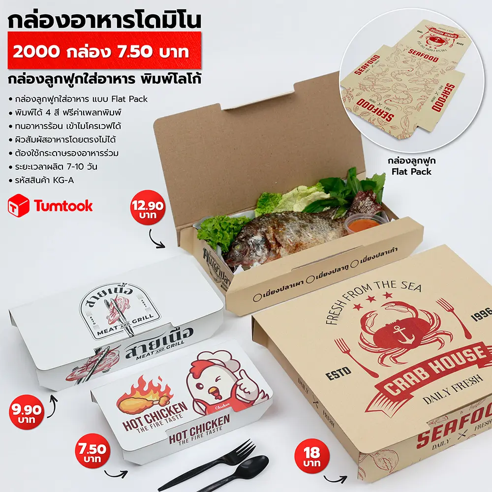 กล่องอาหารโดมิโน