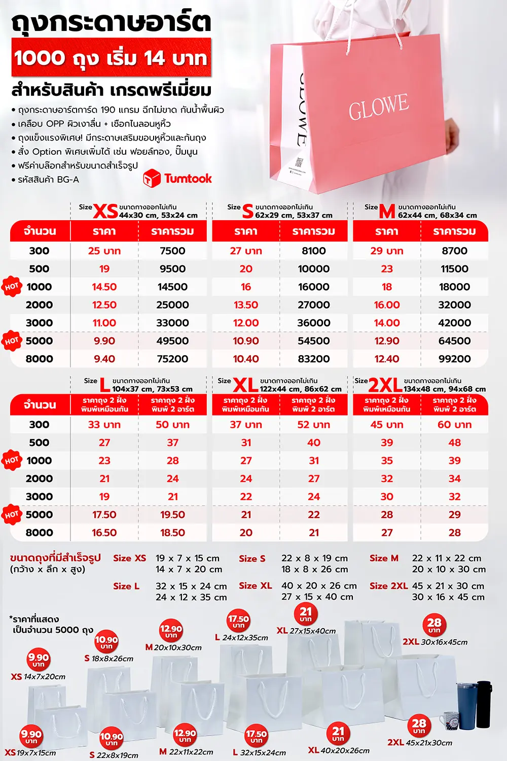 ถุงกระดาษอาร์ตการ์ด