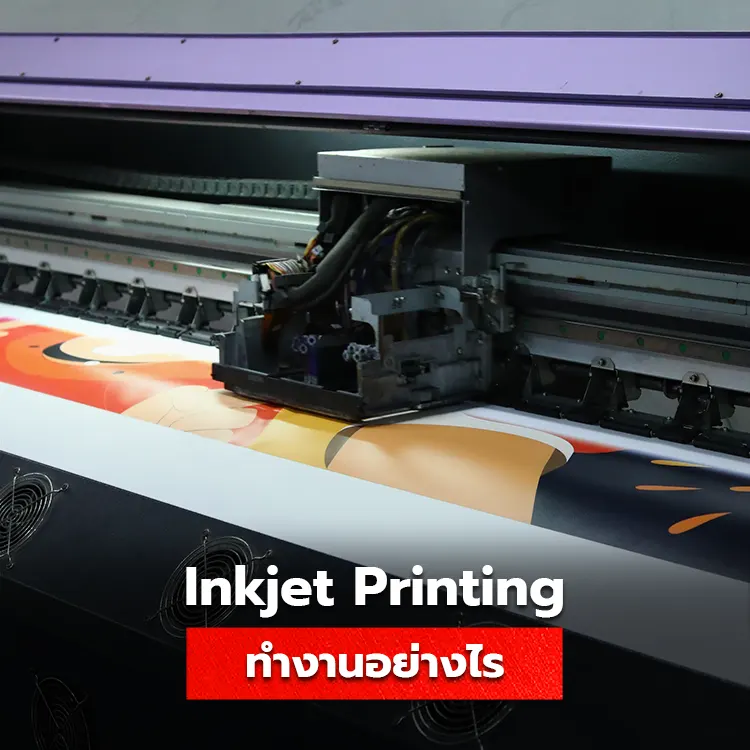 ขั้นตอนการทำงานของเครื่องพิมพ์ Inkjet