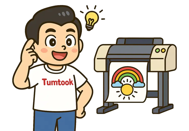 ไอเดียค้นพบธุรกิจโรงพิมพ์ Tumtook