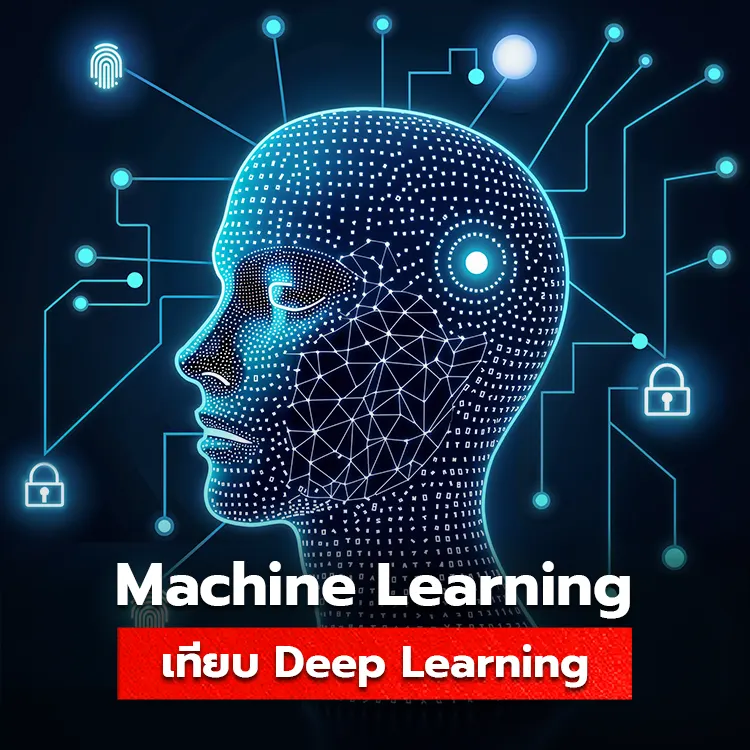 เปรียบเทียบความแตกต่าง machine leaning vs deep leaning