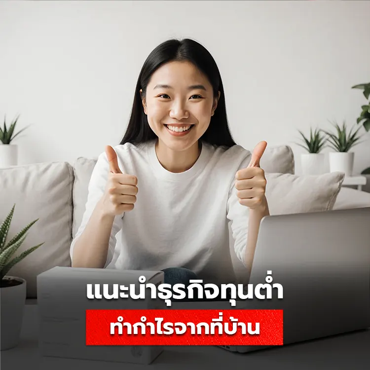 แนะนำธุรกิจต้นทุนต่ำ สามารถทำกำไรสูงได้จากที่บ้าน