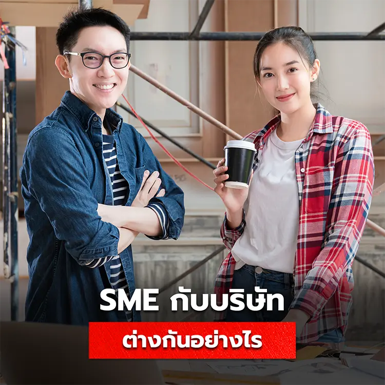 ความแตกต่างระหว่าง sme และบริษัท