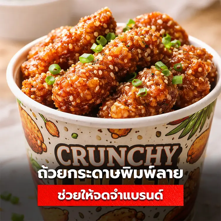 ถ้วยกระดาษพิมพ์ลายช่วยจดจำแบรนด์ได้อย่างไร
