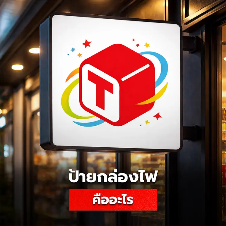 ป้ายกล่องไฟคืออะไร เหตุผลที่ร้านธุรกิจควรเลือกใช้