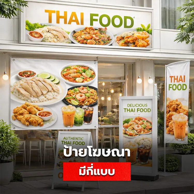 ป้ายโฆษณาคืออะไร มีกี่แบบ