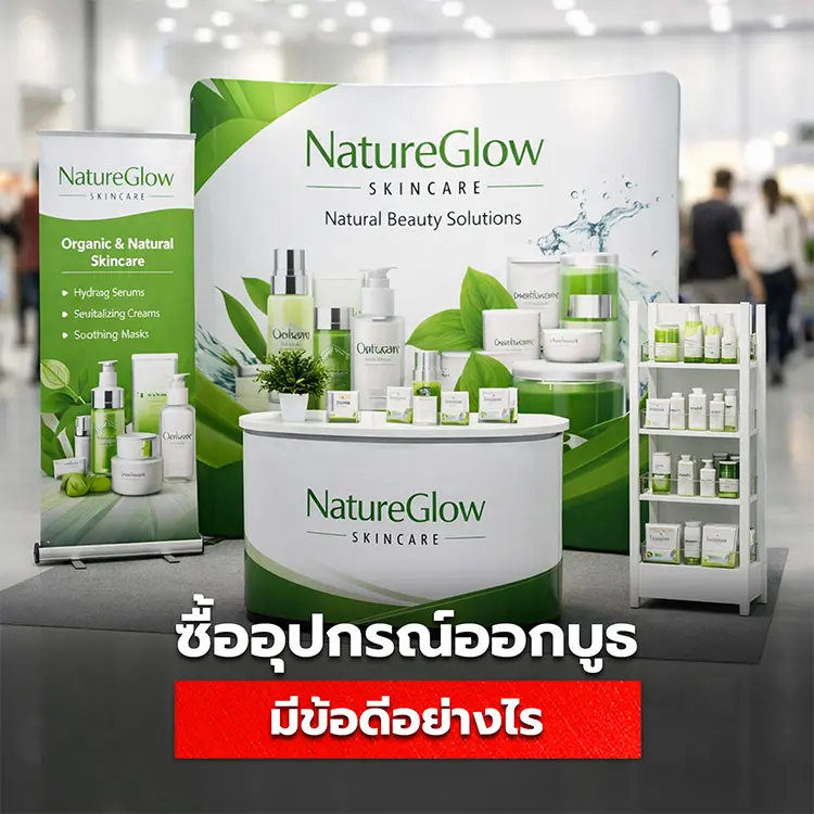 ข้อดีของการสั่งผลิตชุดอุปกรณ์ออกบูธ สำหรับใช้ในงาน Event