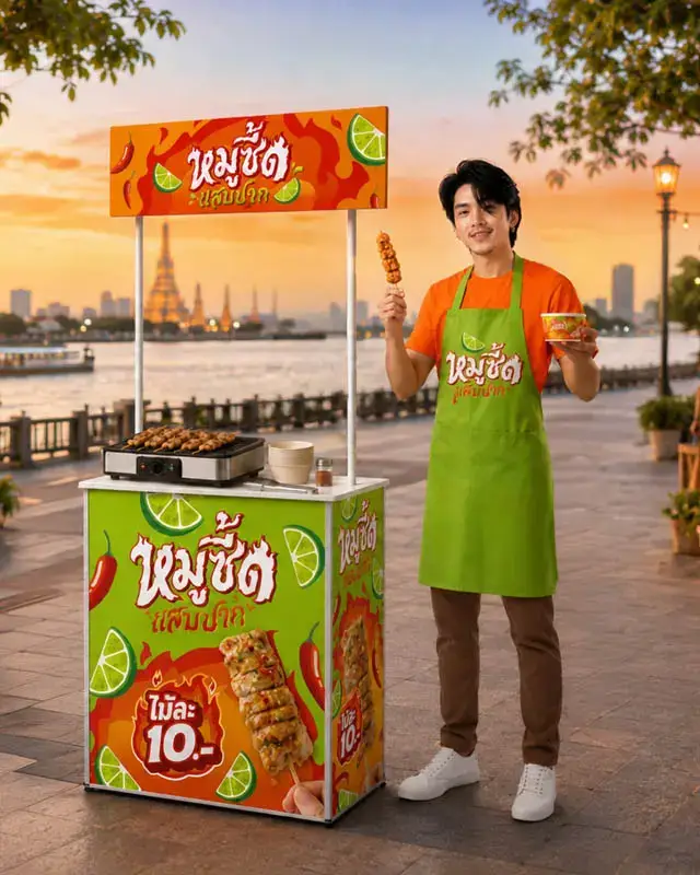 โต๊ะชงชิมตลาดนัด