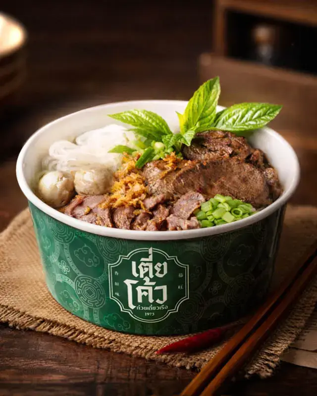 ถ้วยกระดาษใส่ก๋วยเตี๋ยว