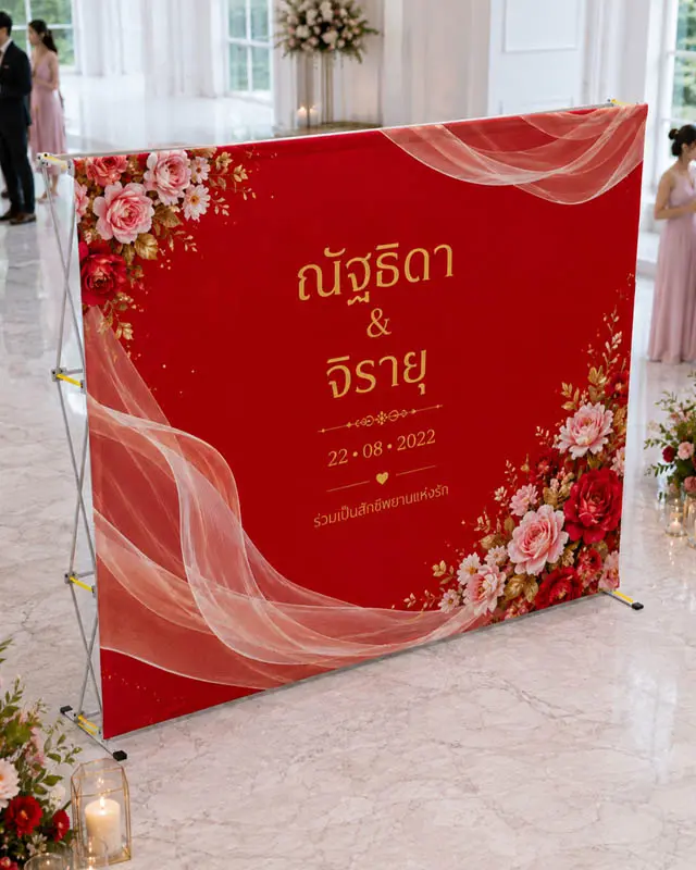 แบคดรอปผ้าออโต้ล็อก
