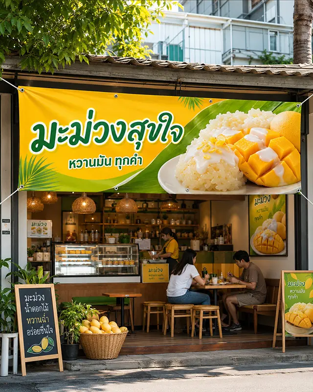 ป้ายไวนิล