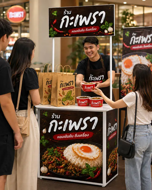 เซ็ตเปิดร้านกระเพรา