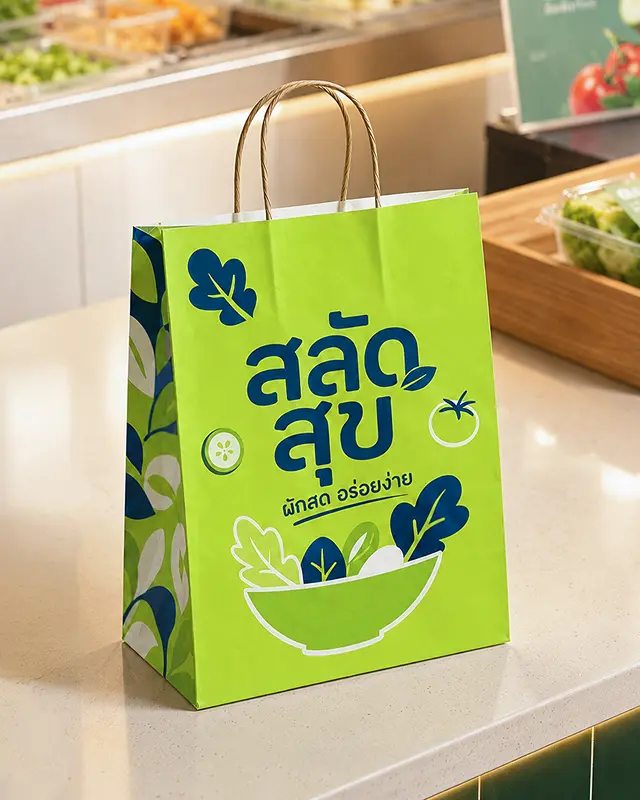 ถุงกระดาษหูเกลียว