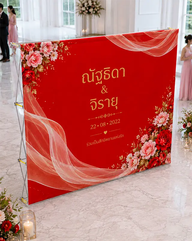 แบคดรอปผ้าออโต้ล็อก
