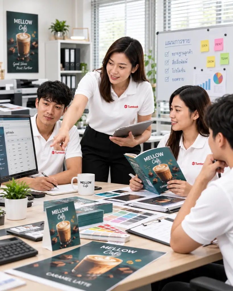 หัวหน้าทีมขายสื่อสิ่งพิมพ์