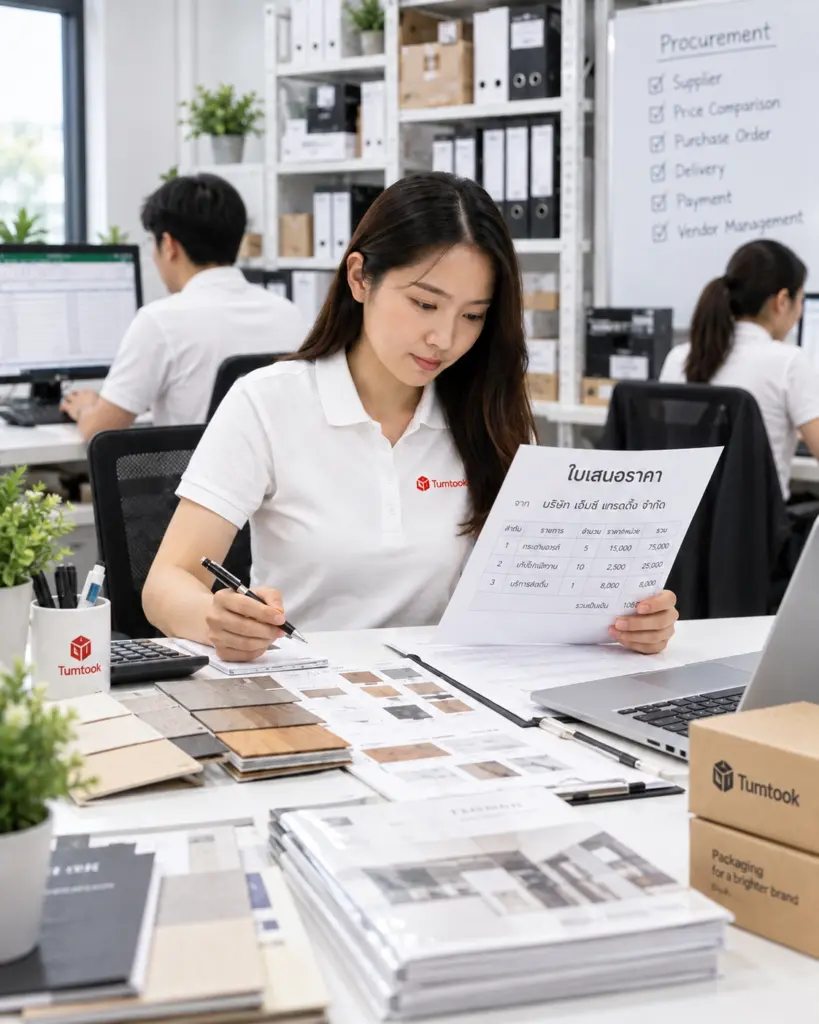 เจ้าหน้าที่จัดซื้ออุปกรณ์และบริการ